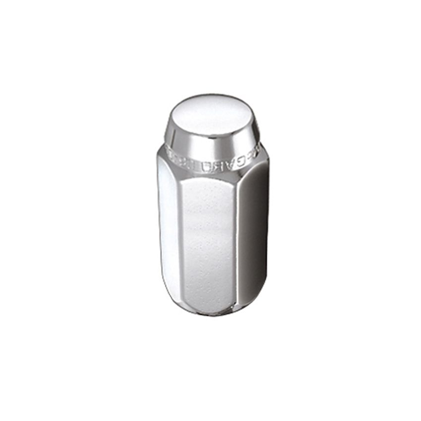 McGard 69469 Hex Lug Nut (Cone Seat) M14X1.5 / 22mm Hex / 1.635in. Length (Box of 100) - Chrome