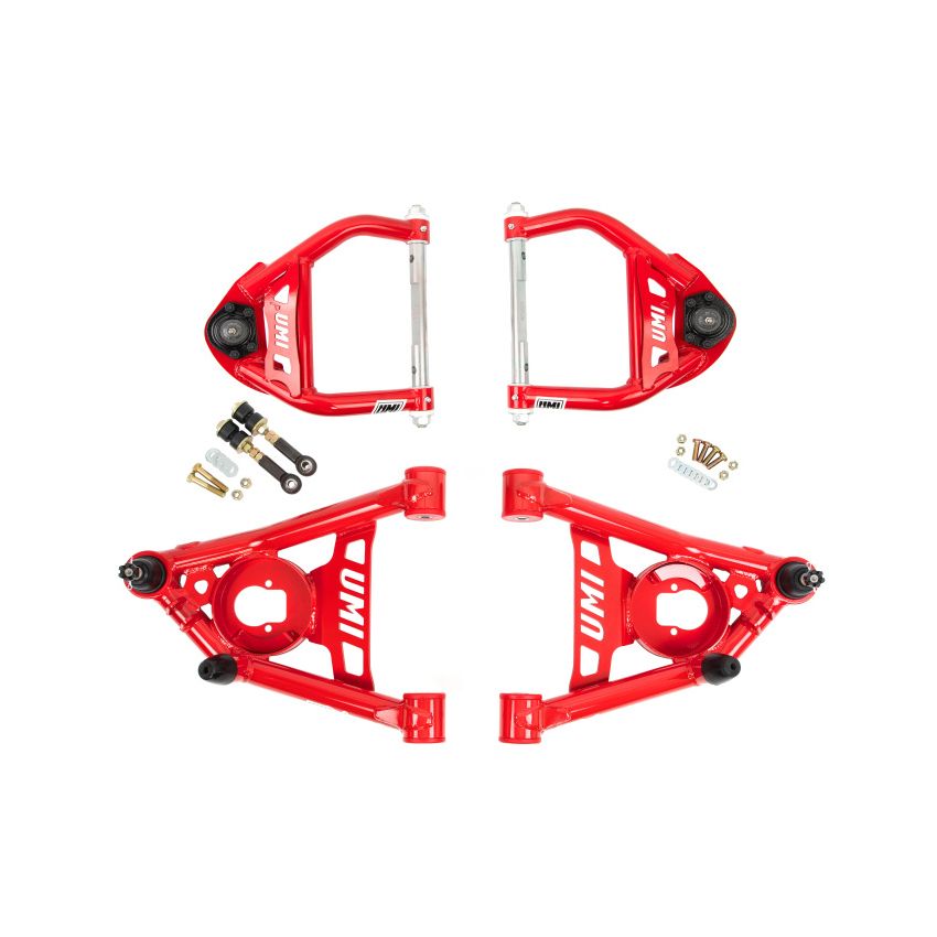 UMI Performance 403133-1-R 64-72 GM A-Body Front A-arm Kit 1/2in taller upper ball joints