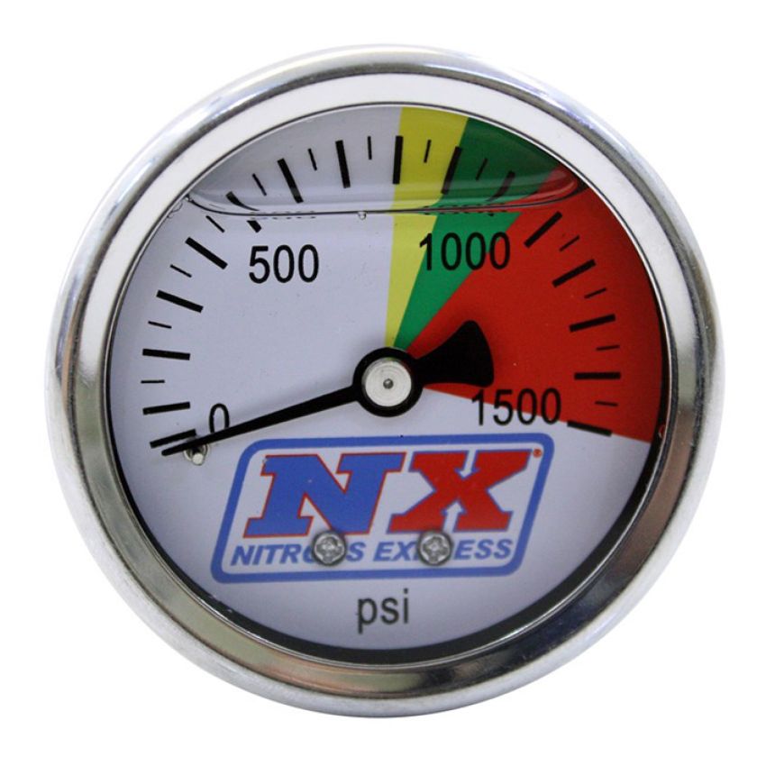 Nitrous Express 15508 Nitrous Pressure Gauge Only (0-1500 PSI)
