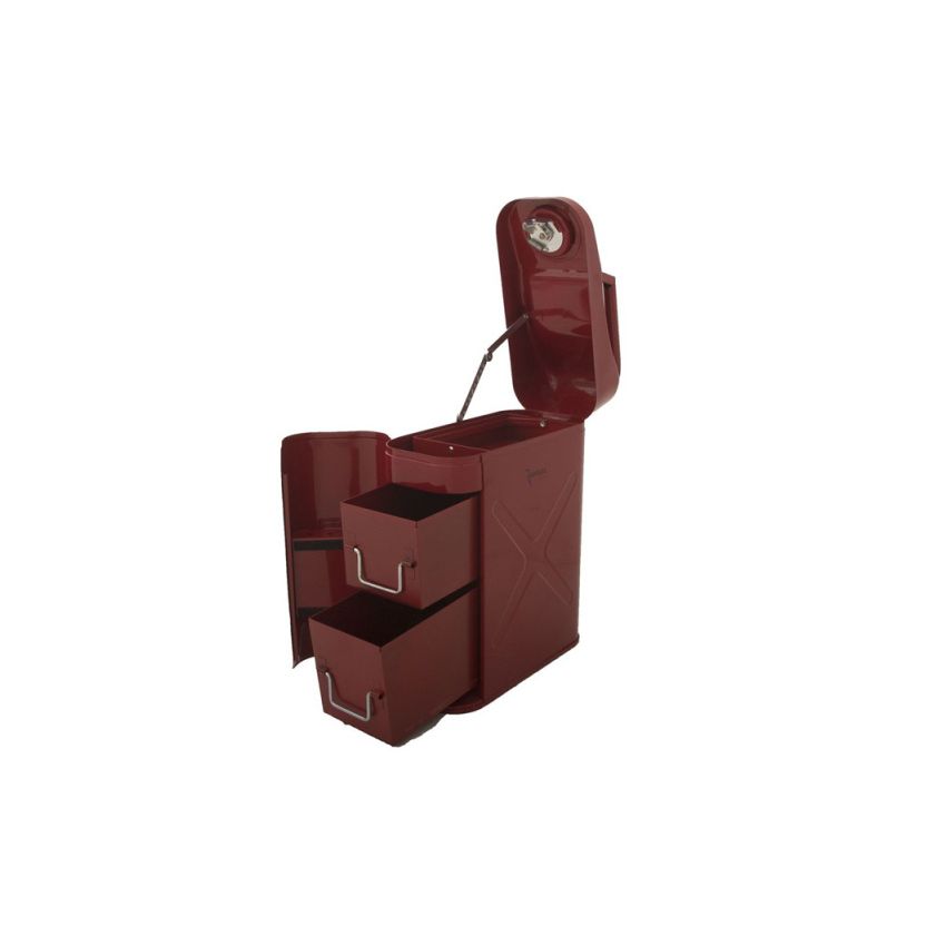 Rampage 1999-2019 Universal Trail Can Utility/Tool Box - Red