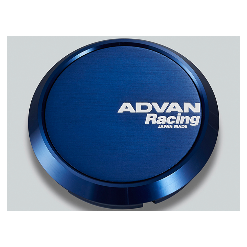 Advan 73mm Flat Centercap - Blue Anodized