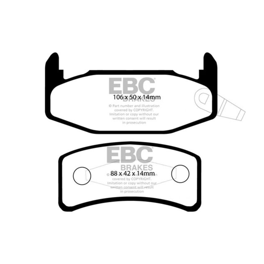 EBC UD377 88-90 Buick Regal 2.8 Ultimax2 Rear Brake Pads