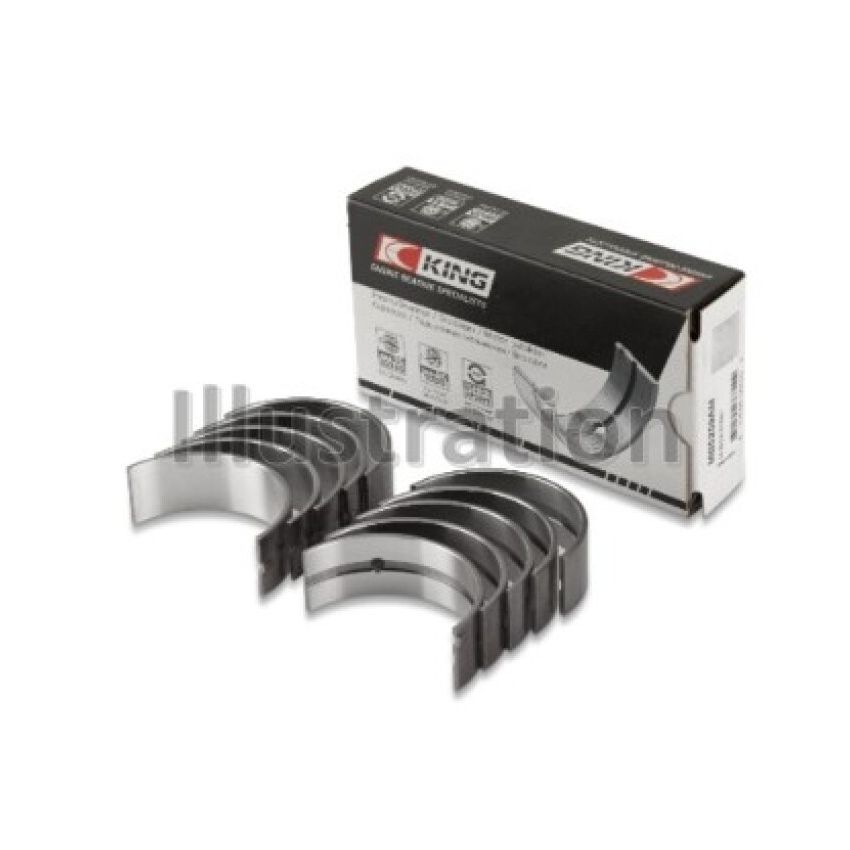 King Engine Bearings MB5568AM King Honda D16A/Y/Z H22A4 F23A Crankshaft Main Bearing Set - Size STD