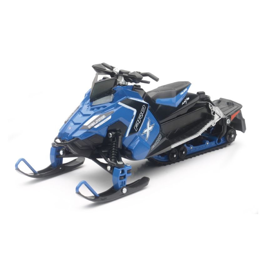 New Ray Toys 57783B Polaris Switchback Pro-X 800 Snowmobile (Blue)/ Scale - 1:16