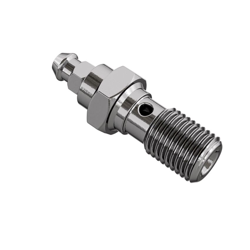 Goodridge P992-31BNSC Single Banjo Bleed Bolt M10x1.00 (18mm Under Hex)