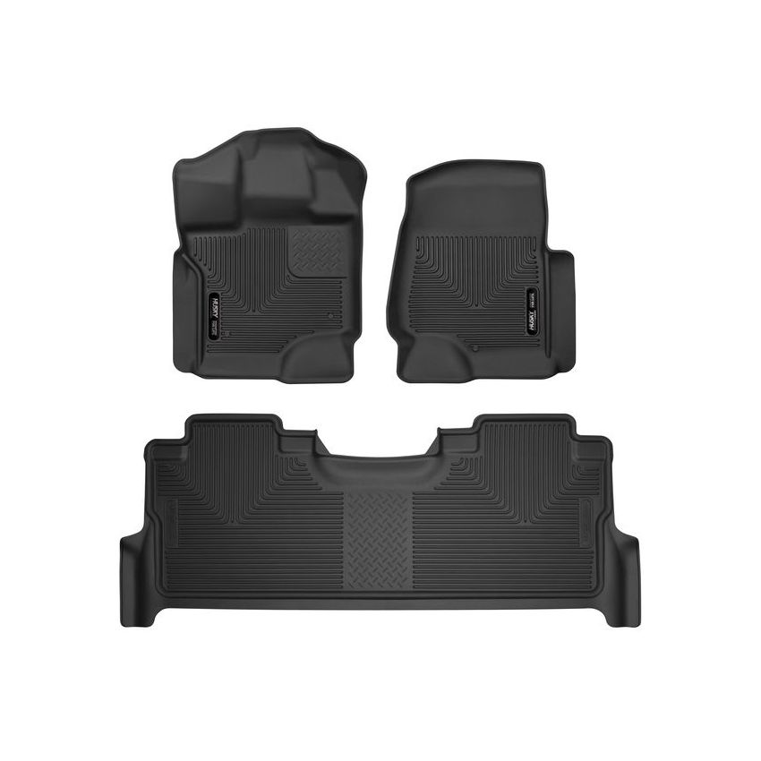 HUSKY LINERS HSK53388 Front & 2nd Seat Floor L iners X-act Contour