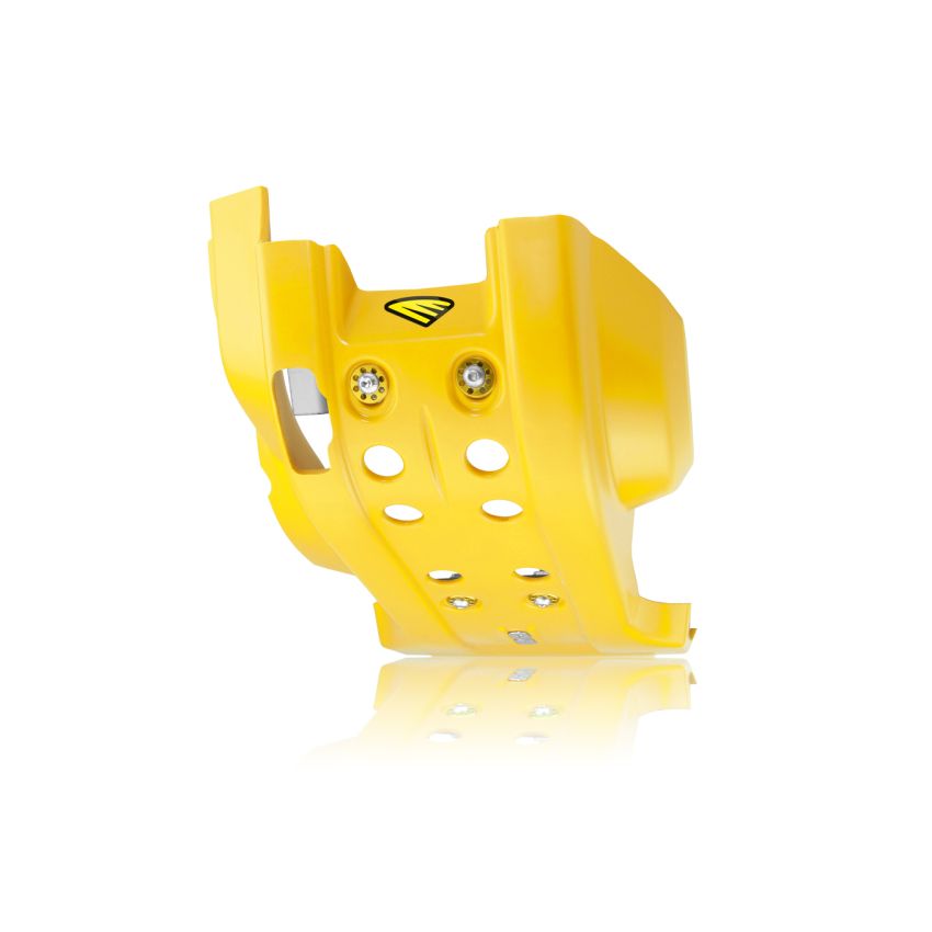 Cycra 1CYC-6217-56 14-15 Husqvarna TC250 Full Combat Skid Plate - OEM Yellow