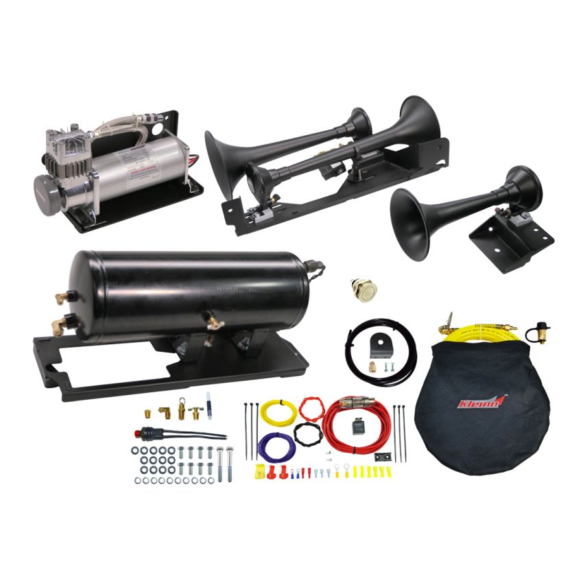 Kleinn Air Horns RAMHD-734 Kleinn 13-22 Dodge Ram 2500/ 3500 Onboard Air System w/ Model 730 Horns