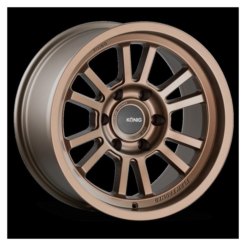 Konig H1876139N68 HT1 17X8.5 6X139.7 ET-6 Satin Bronze