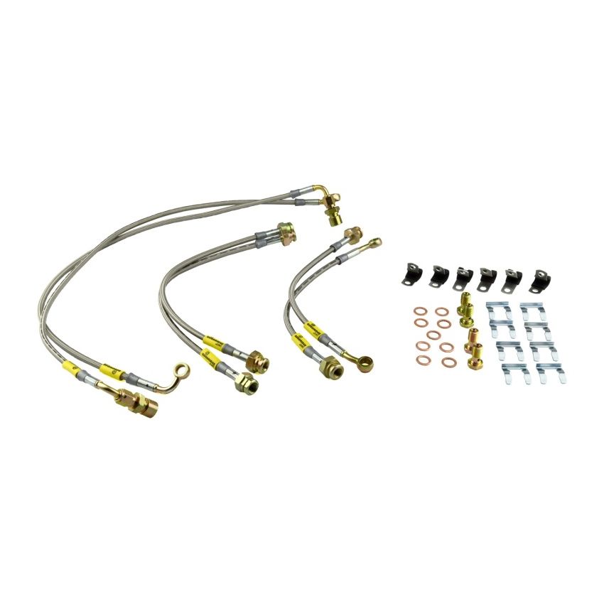 Goodridge 14196 00-06 Chevrolet Tahoe (Rear Disc w/ Stabila Trak) Stainless Steel Brake Line Kit
