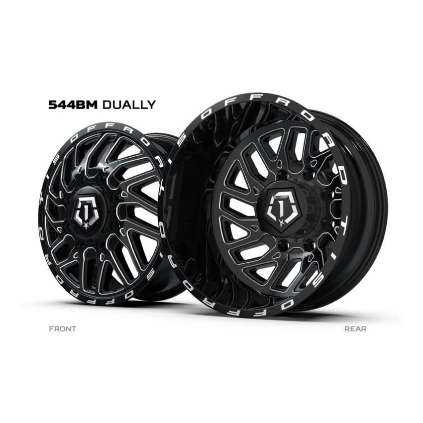 TIS (544BM-28281RO1S 20X8.25 8X200 (-198) TIS 544BM Dually (HB 156.17))
