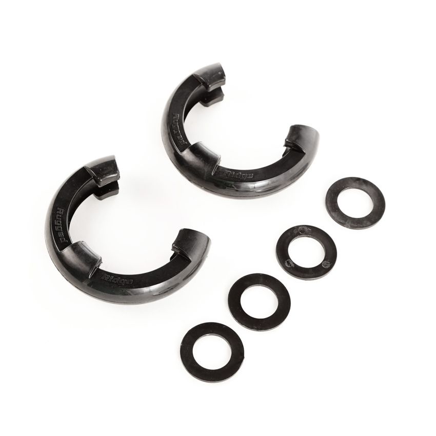 Rugged Ridge Black 3/4in D-Ring Isolator Kit