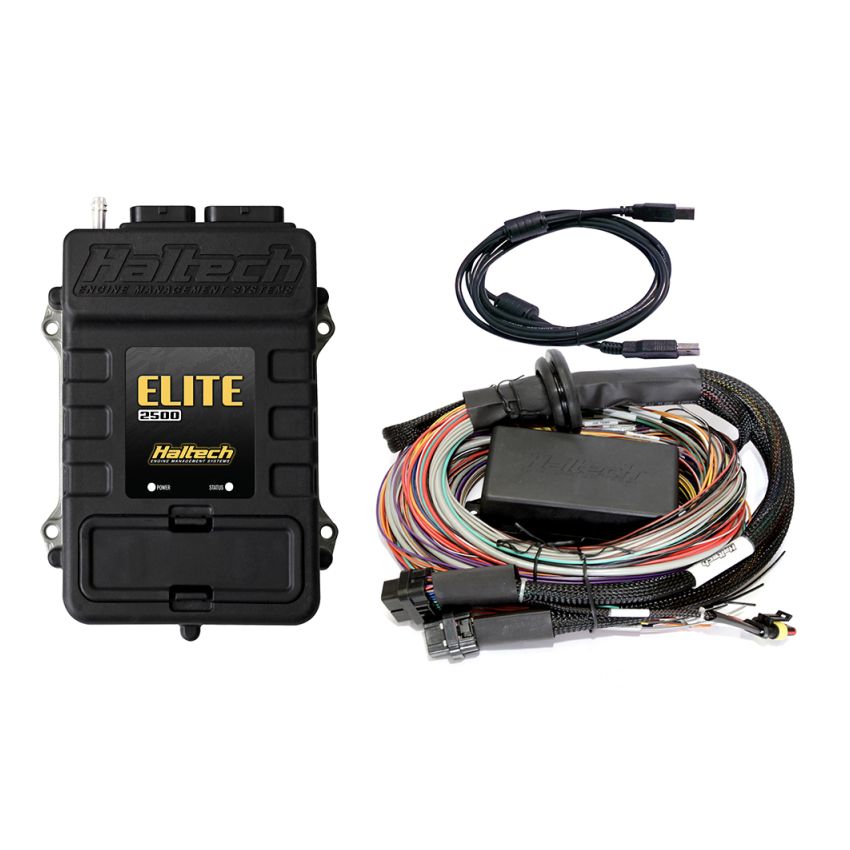 Haltech HT-151305 Elite 2500 16ft Premium Universal Wire-In Harness ECU Kit