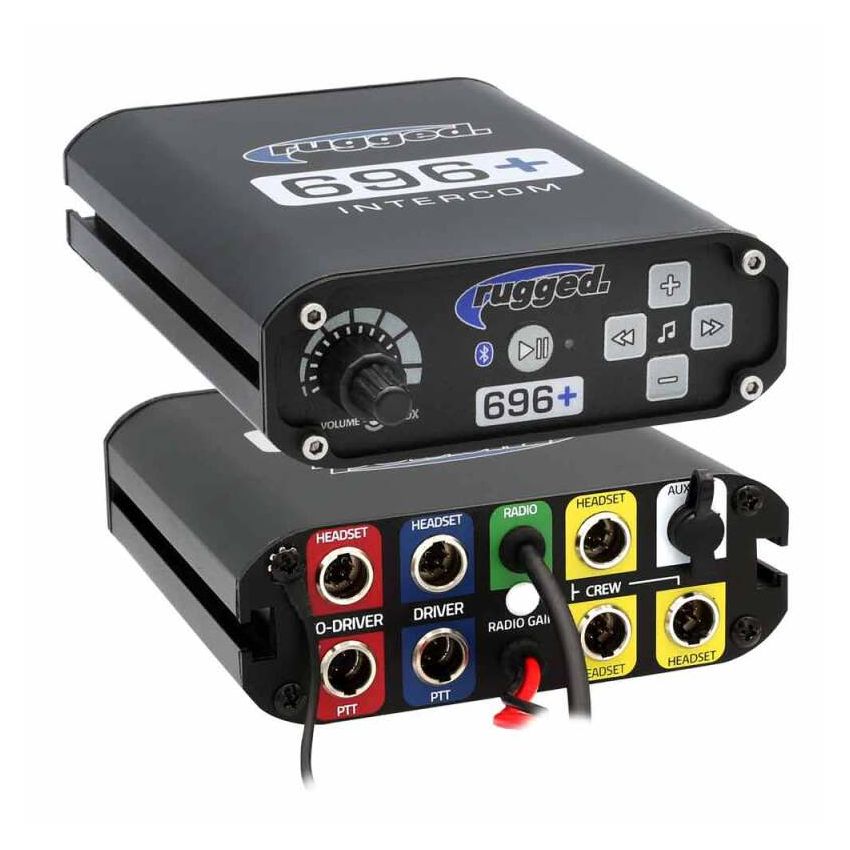 Rugged Radios MCK-696-2P-G1 696 PLUS Complete Master Communication Kit with Intercom and 2-Way Radio G1 GMRS