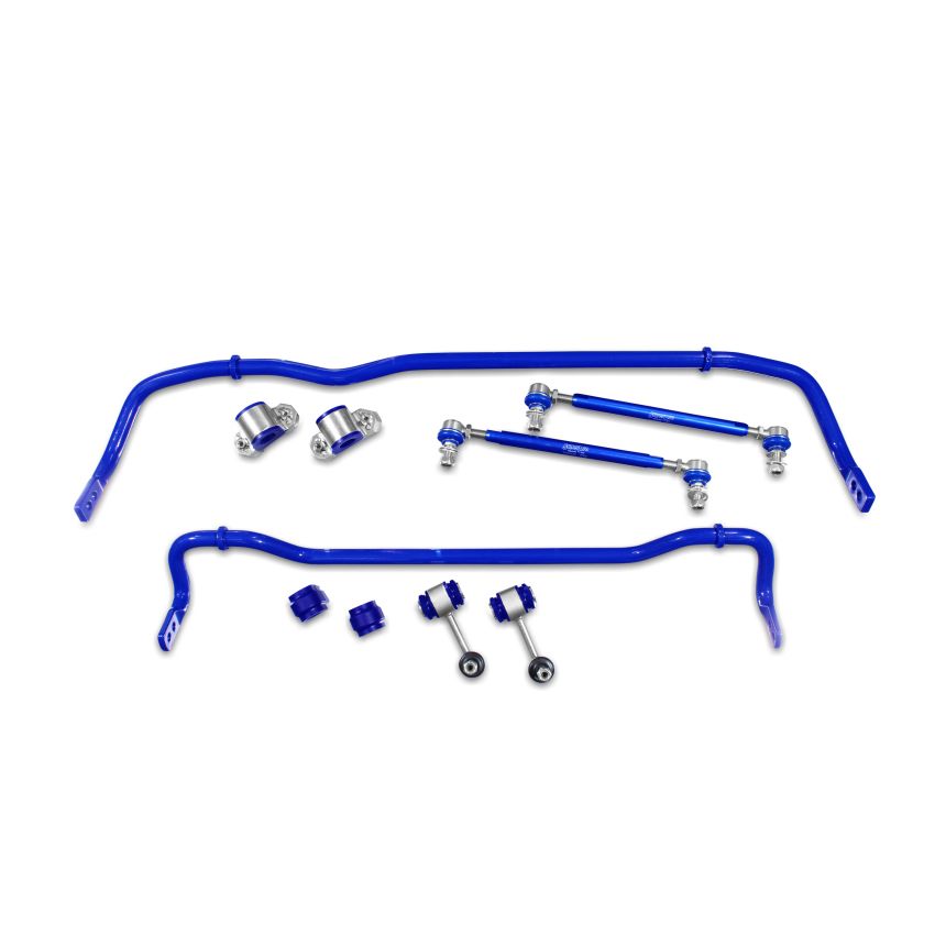 SuperPro 2015 Audi A3 TDI Prestige Front / Rear 24mm & 22mm Adjustable Sway Bar and End Link Kit