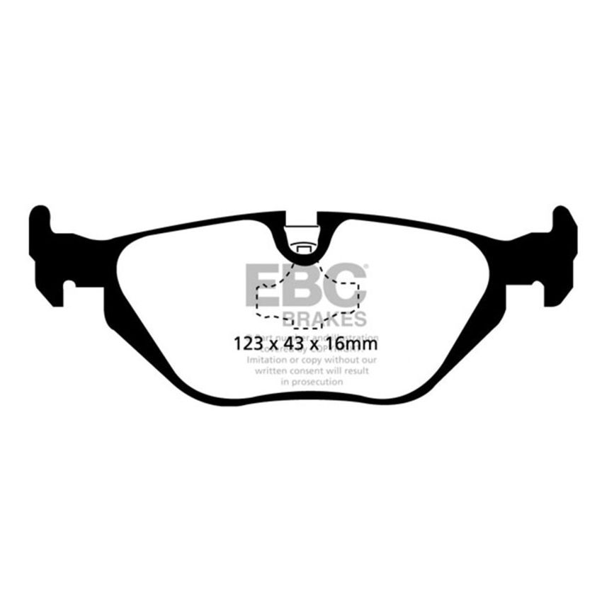 EBC DP41079R 96-98 BMW Z3 1.9 Yellowstuff Rear Brake Pads
