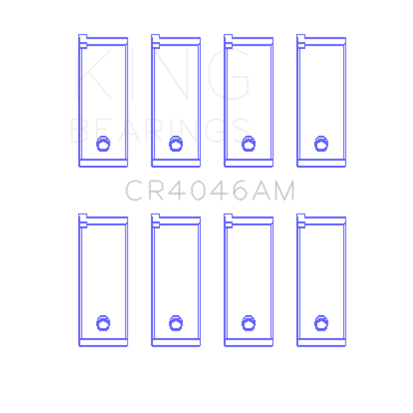 King Acura D16A1 (Size STD) Rod Bearing Set