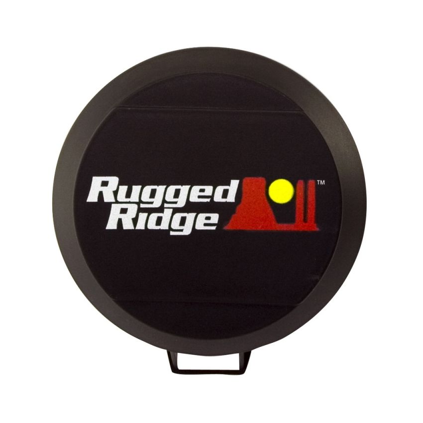 Rugged Ridge 6in HID Off Road Light Cover Black