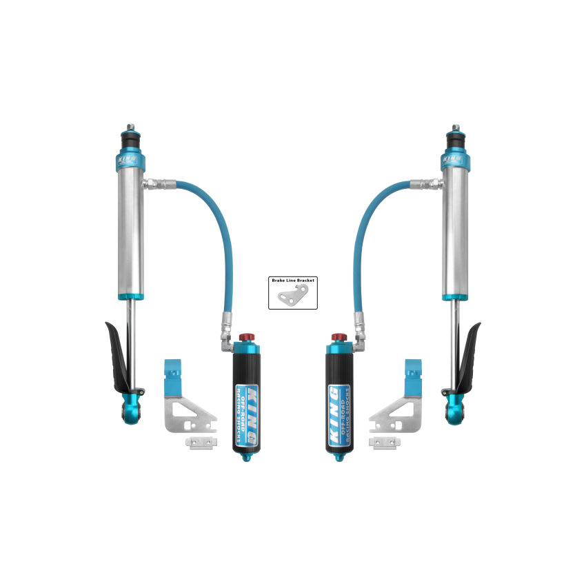 King Shocks 25001-397A 2022+ Toyota Tundra Rear 2.5 Dia Remote Reservoir Coilover & Adjuster (Pair)