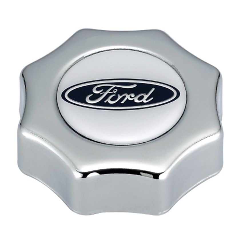 FORD FRD302-230 Alm Screw-in Oil Fill Cap w/Ford Oval Logo
