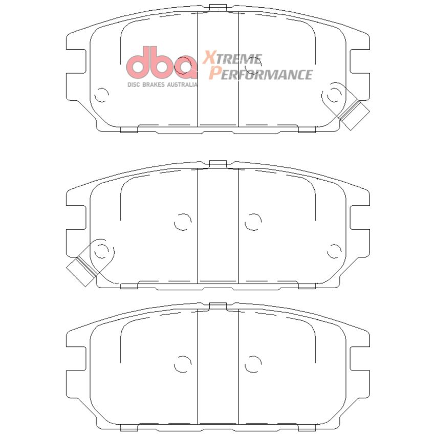 DBA 1994 Eagle Talon TSi (1st Gen) AWD XP Performance Front Brake Pads