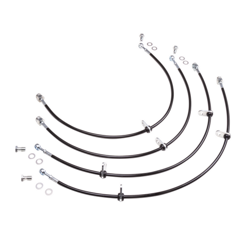 Chase Bays CB-H9201-FW 90-01 Acura Integra (w/Rear Disc) Caliper Brake Lines - Front & Rear Lines