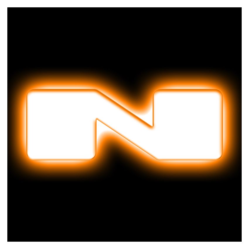 Oracle Lighting 3140-N-005 Universal Illuminated LED Letter Badges - Matte White Surface Finish - N