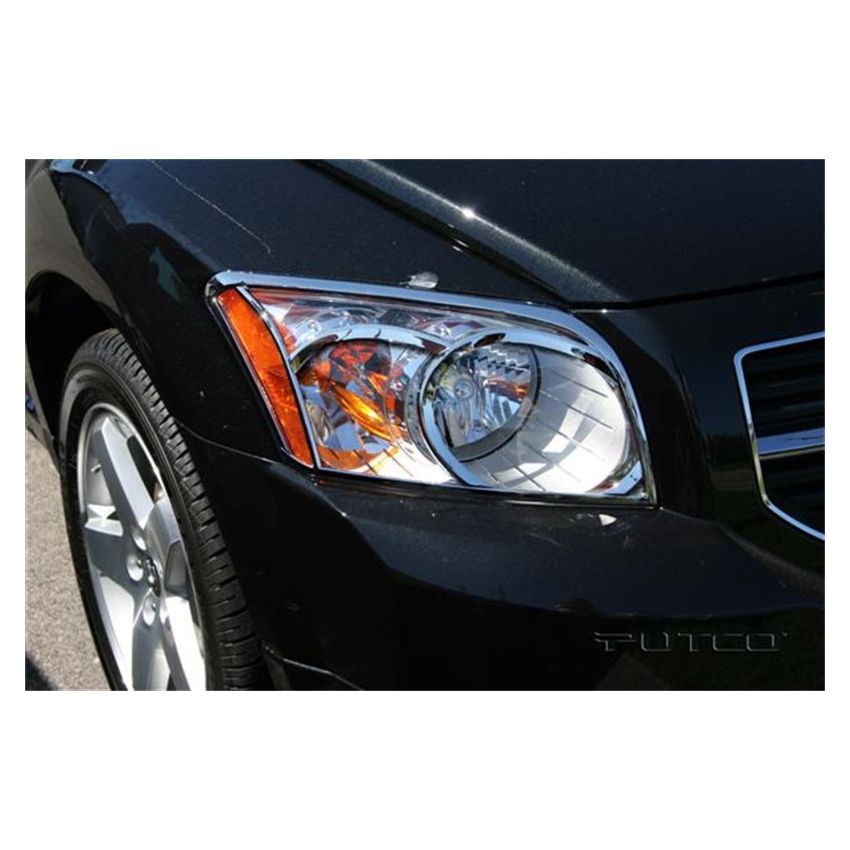 Putco 403833 07-10 Dodge Caliber Head Lamp Overlays & Rings