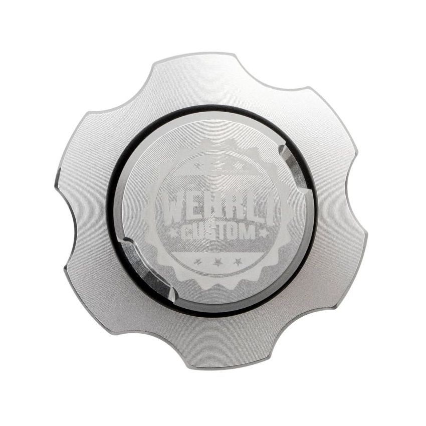 Wehrli 01+ GM Duramax LB7/LLY/LBZ/LMM/LML/L5P Billet Oil Fill Cap - Clear Anodized