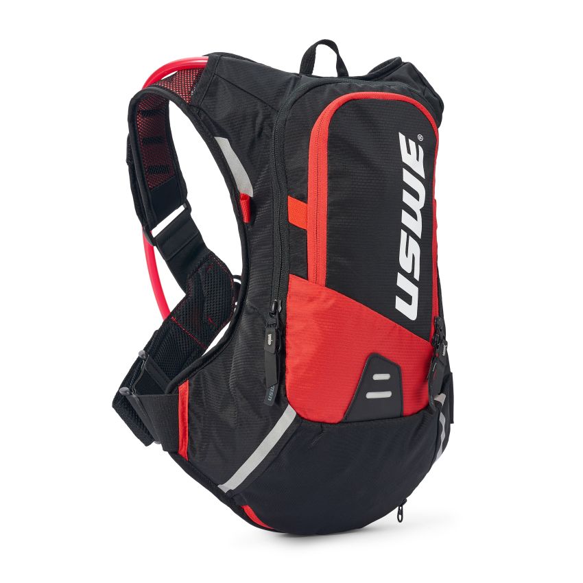 USWE 2085230 MTB Hydro Hydration Pack 8L - Black/ Red