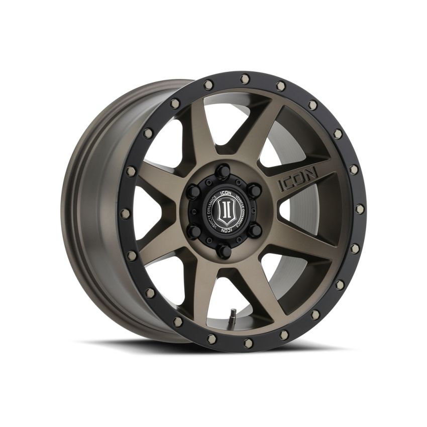 ICON Rebound 17x8.5 6x5.5 25mm Offset 5.75in BS 95.1mm mm Bore Bronze Wheel
