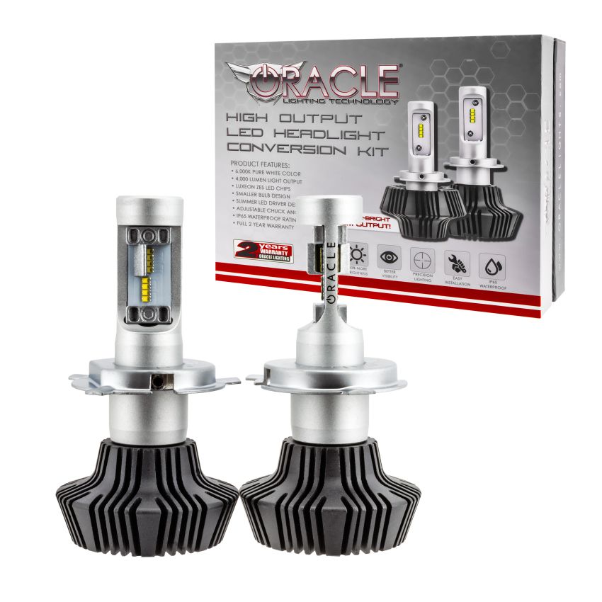 Oracle Lighting 5231-001 ORACLE Lighting H4 4,000+ Lumen LED Headlight Bulbs (Pair)