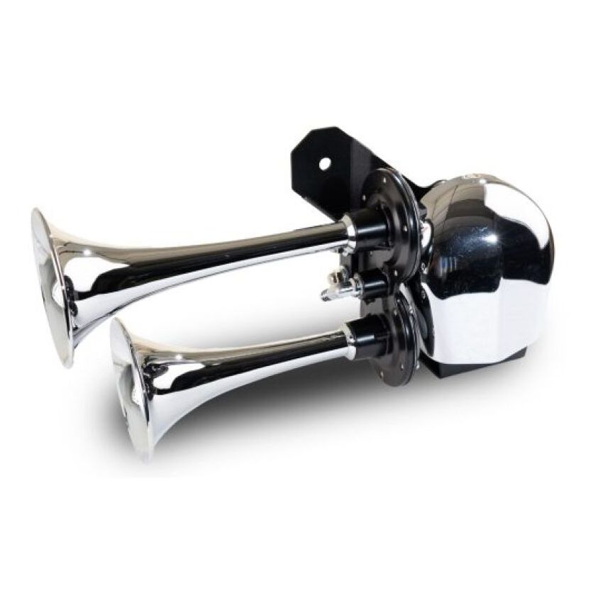 Kleinn Air Horns HOGKIT-1 Kleinn 79-24 Harley Davidson Horns w/ Cowbell Horn Cover