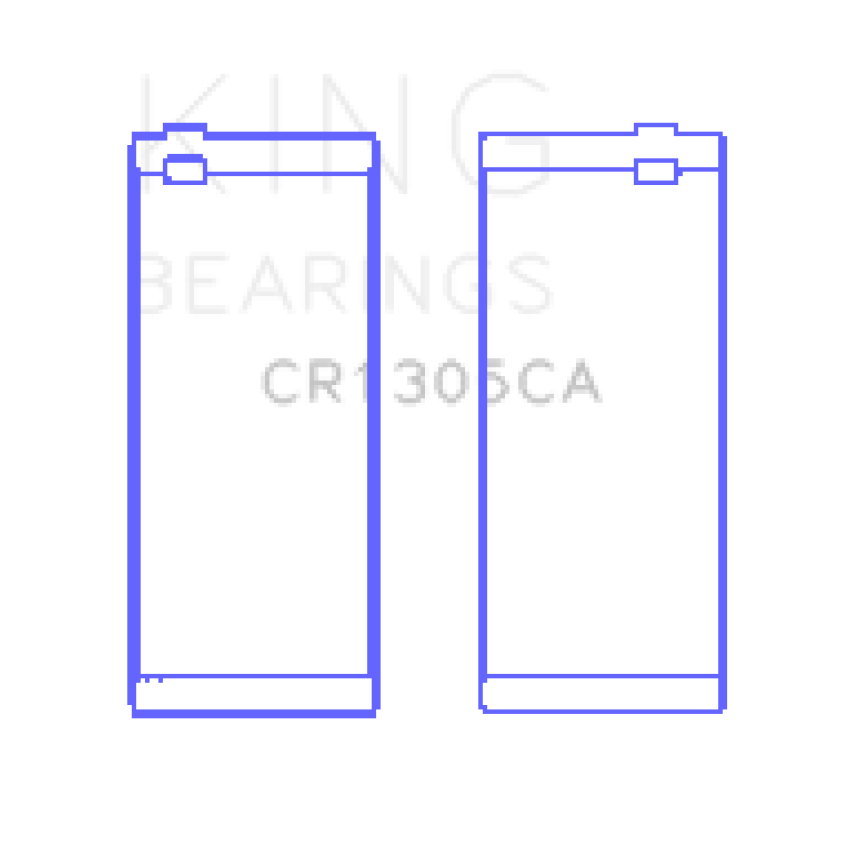 King Engine Bearings CR1305CA0.5 Cummins 4Bta/4Btaa/6Bt/6Bta (Size +0.50mm) Connecting Rod Bearing Set