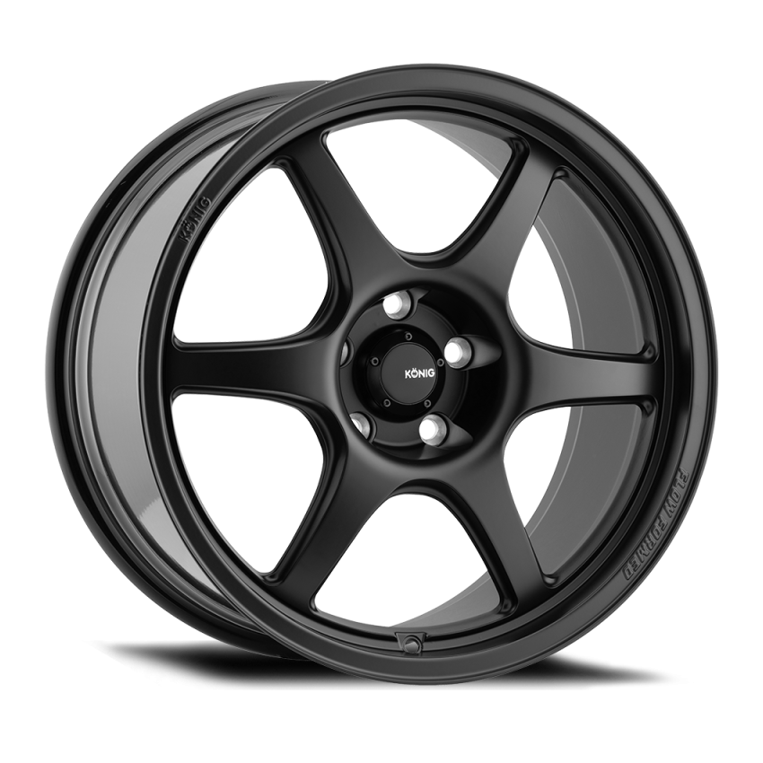 Konig Hexaform 15x8 4x100 ET25 Matte Black