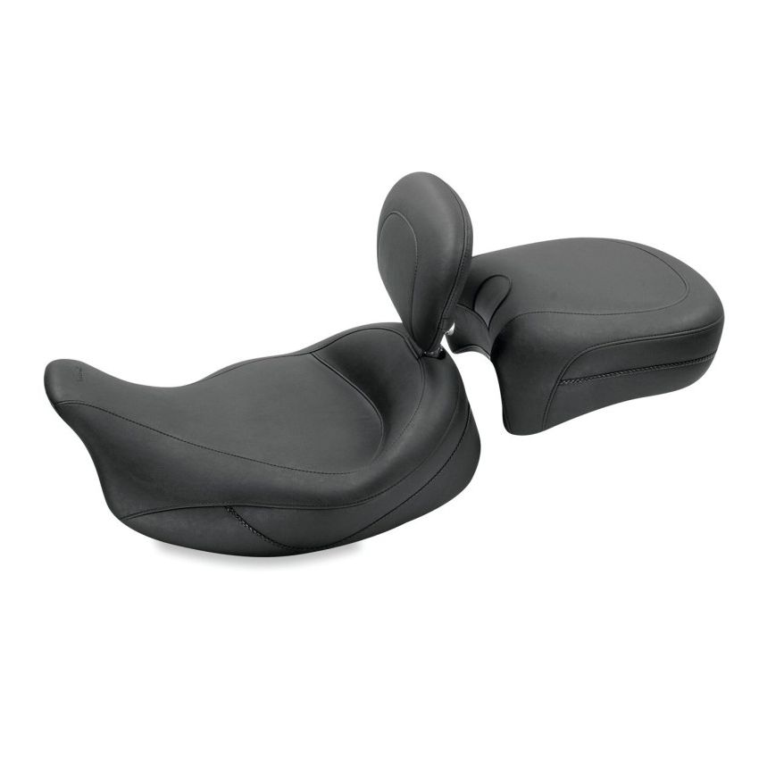 Mustang Motorcycle 79446 Mustang 08-21 Harley Electra Glide Std,Rd Glide,Rd King,Str Glide Touring Solo Seat - Black