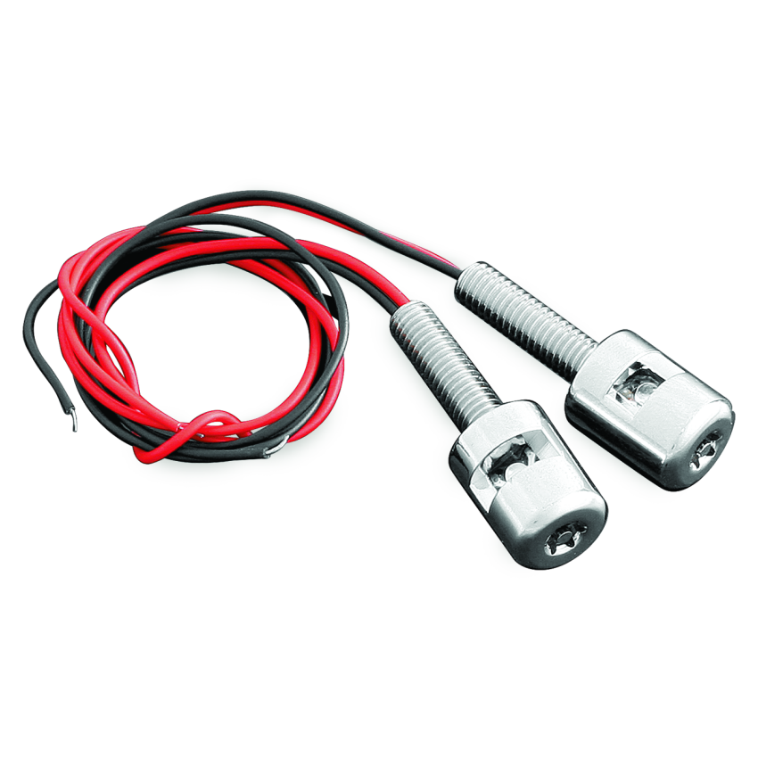 Kuryakyn 9199 Led License Plate Bolt Lights Chrome
