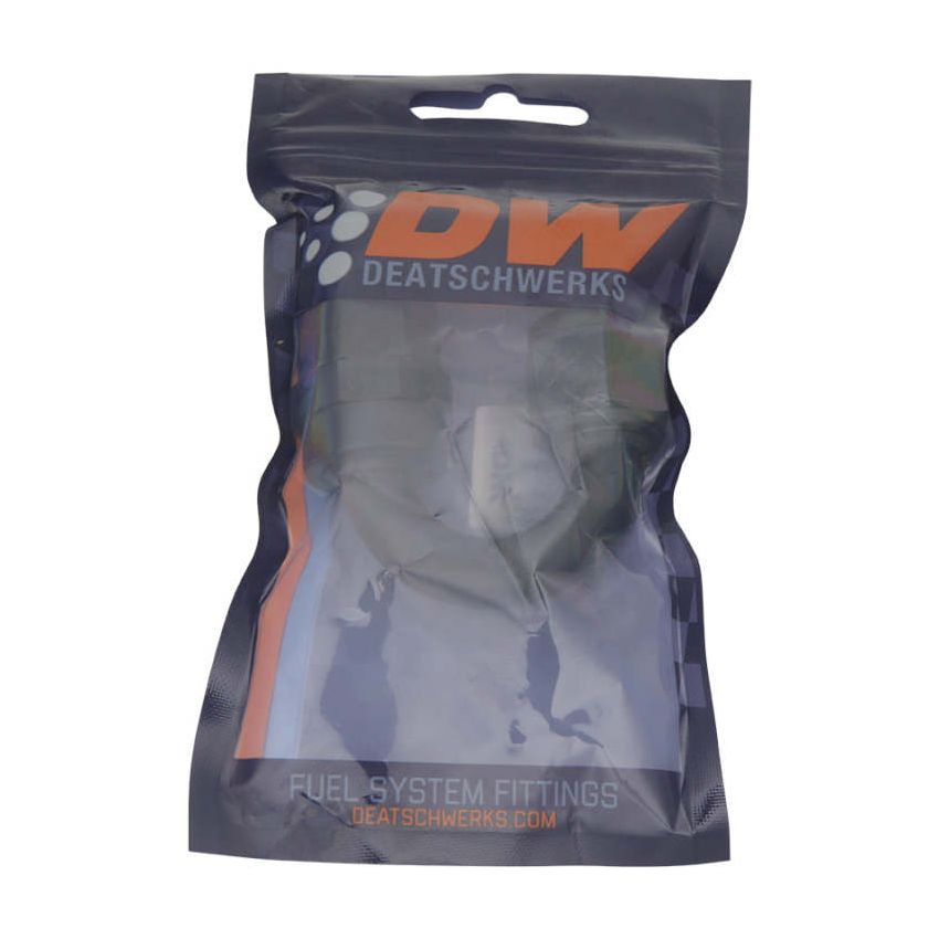 DeatschWerks 8AN Female Swivel 180-Degree Hose End CPE - Anodized Matte Black