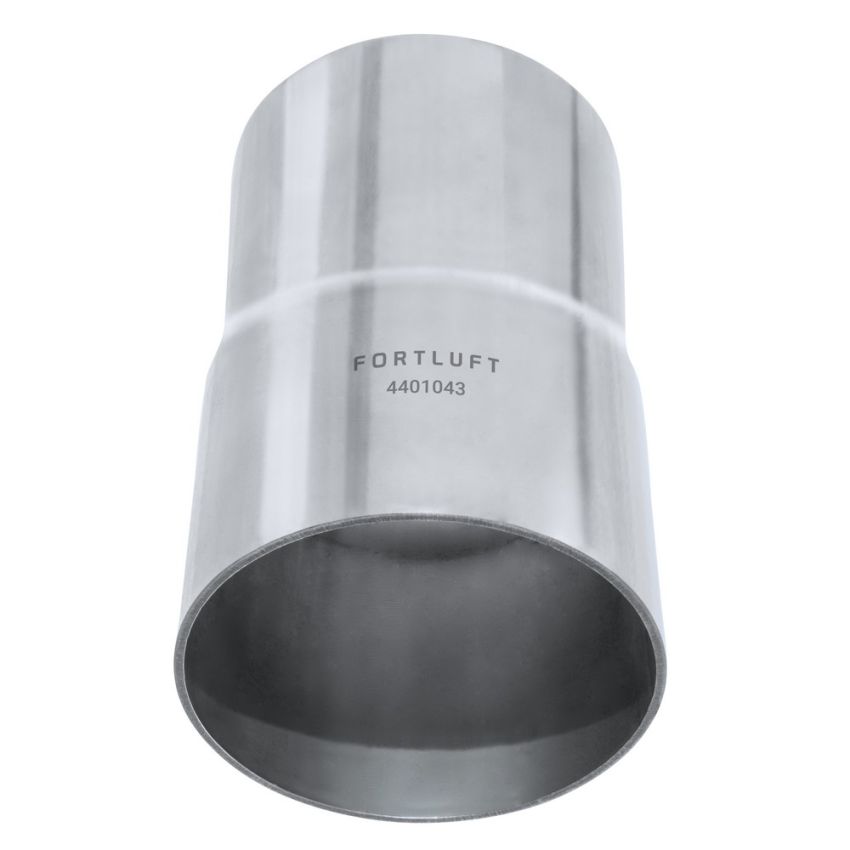 FORTLUFT 4401043 Universal Extension Exhaust Pipe Stainless Steel, 2.50''/63.5mm
