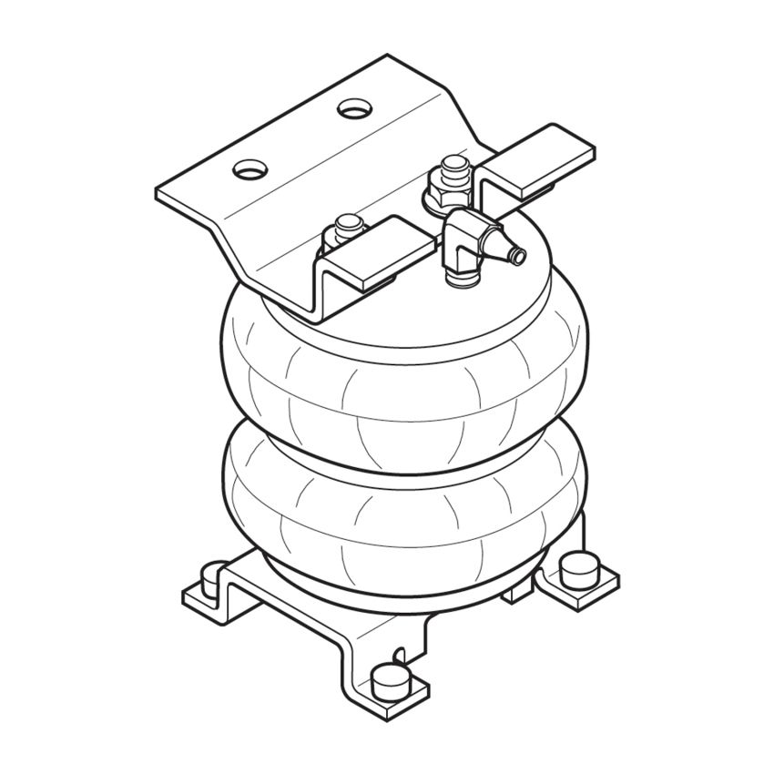 Firestone 2080 Ride-Rite Air Helper Spring Kit Rear 75-96 Chevrolet P30 RWD (W217602080)