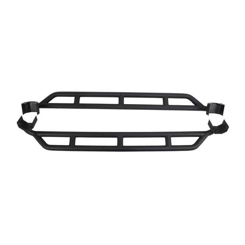 Fishbone Offroad FB23008 07-18 Jeep JK 2 Door Wrangler JK Steel Rock Sliders - Blk Textured Powdercoat