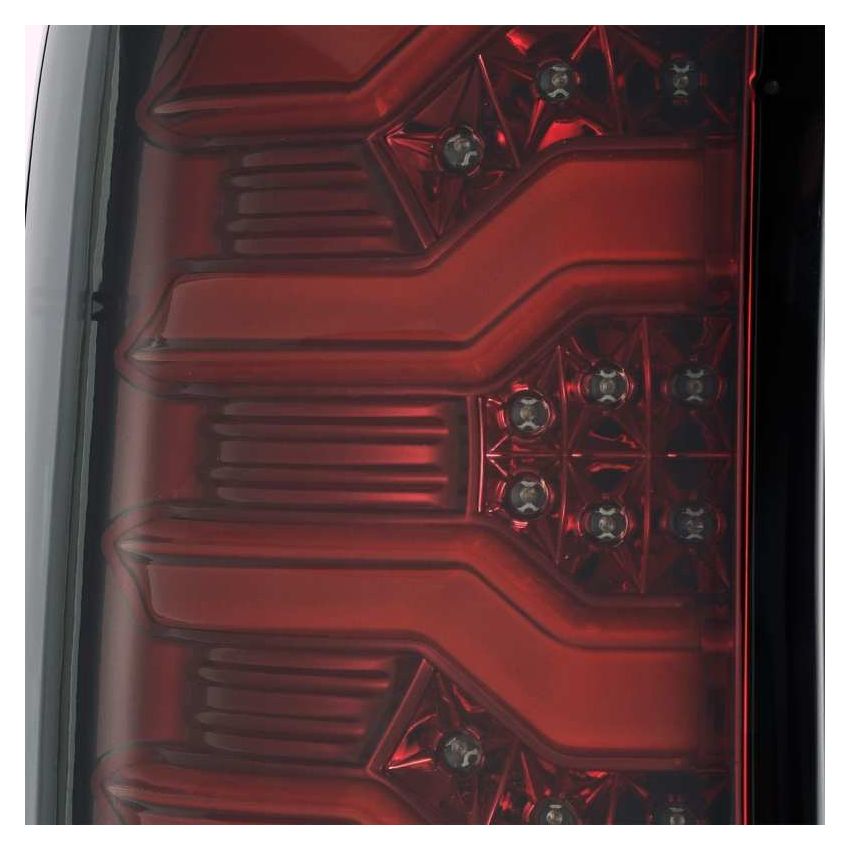 AlphaRex 14-18 Chevrolet Silverado 1500 PRO-Series LED Tail Lights Red Smoke