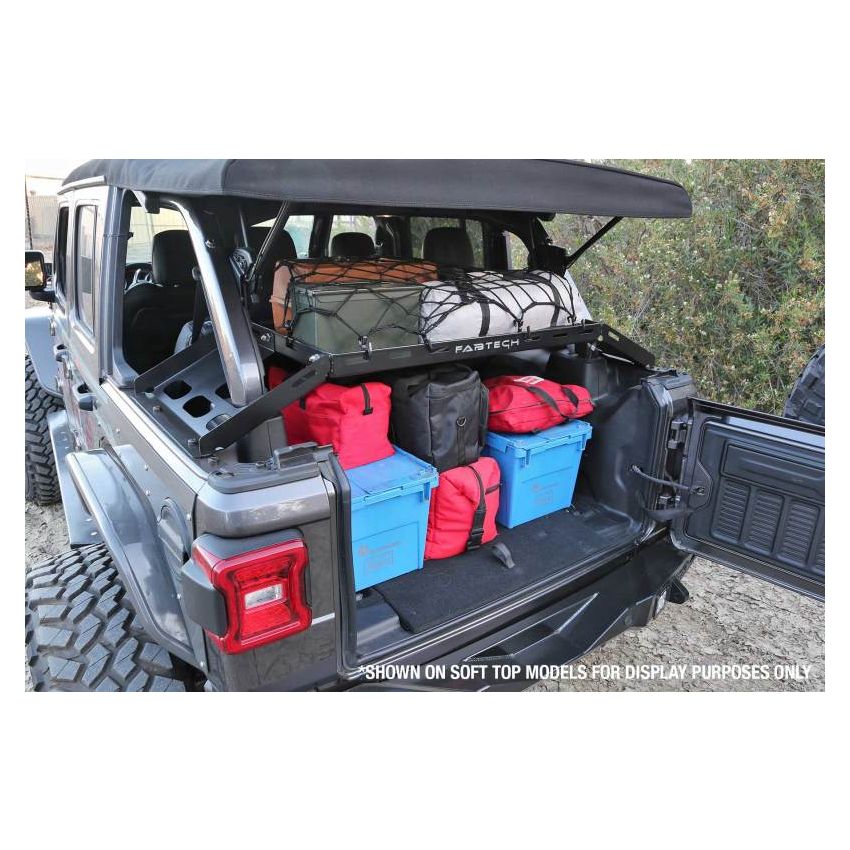 Fabtech FTS24211 18-21 Jeep JL 4WD 4-Door Interior Cargo Rack