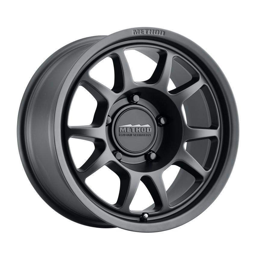 Method Wheels MR70278550500 Method MR702 17x8.5 0mm Offset 5x5 71.5mm CB Matte Black Wheel