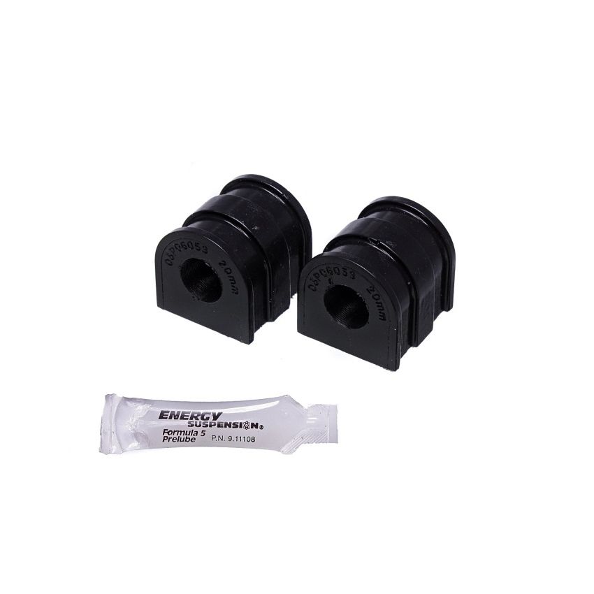 Energy Suspension 15.5110G 06-10 VW Passat (Incl. Wagon)/16+ VW Passat Black 20.7mm Rear Sway Bar Bushing Set