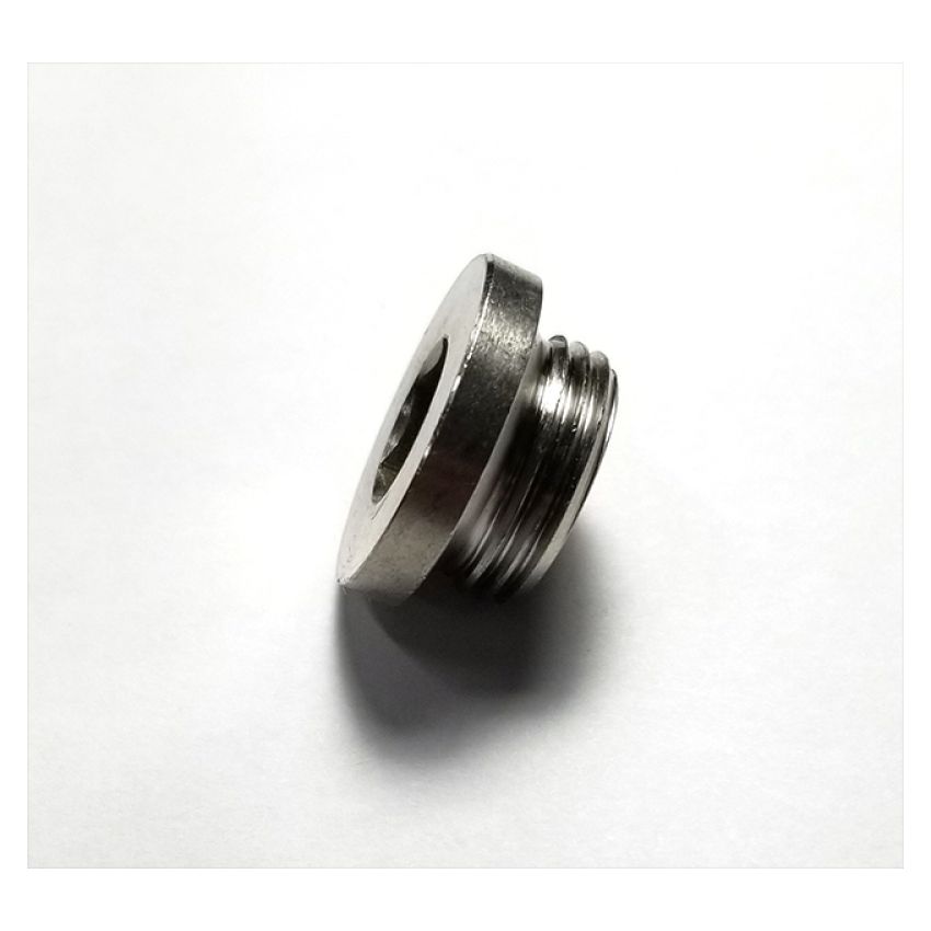 Stainless Bros M18x1.5 O2 Sensor Bung Plug w/ Copper Washer