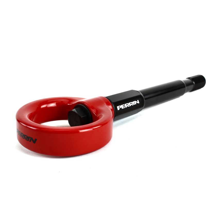 Perrin 08-14 Subaru WRX/STI Hatchback Tow Hook Kit (Rear) - Red