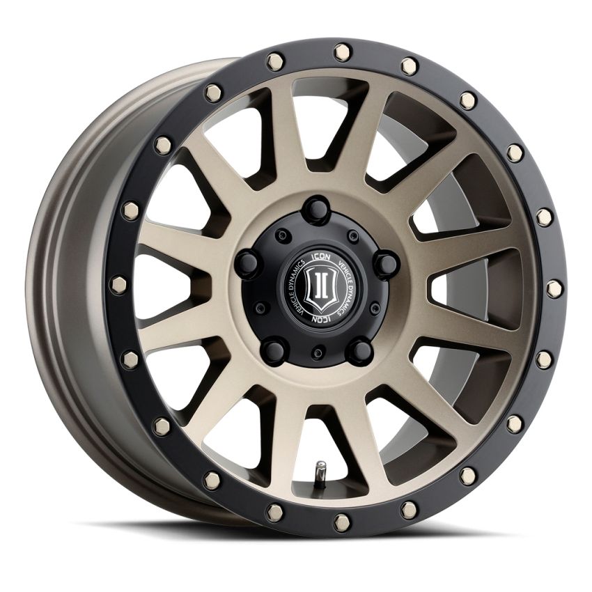 ICON 2017855557BR Compression 17x8.5 5x150 25mm Offset 5.75in BS 110.1mm Bore Bronze Wheel