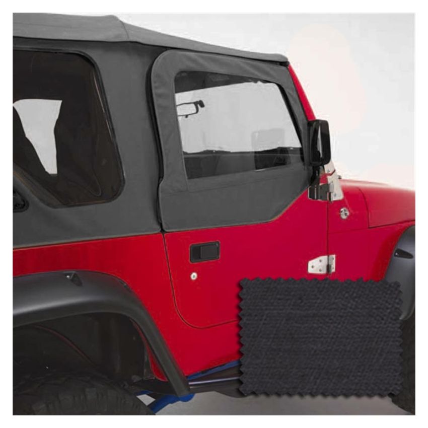 Rugged Ridge Door Skins Black Denim 97-06 Jeep Wrangler