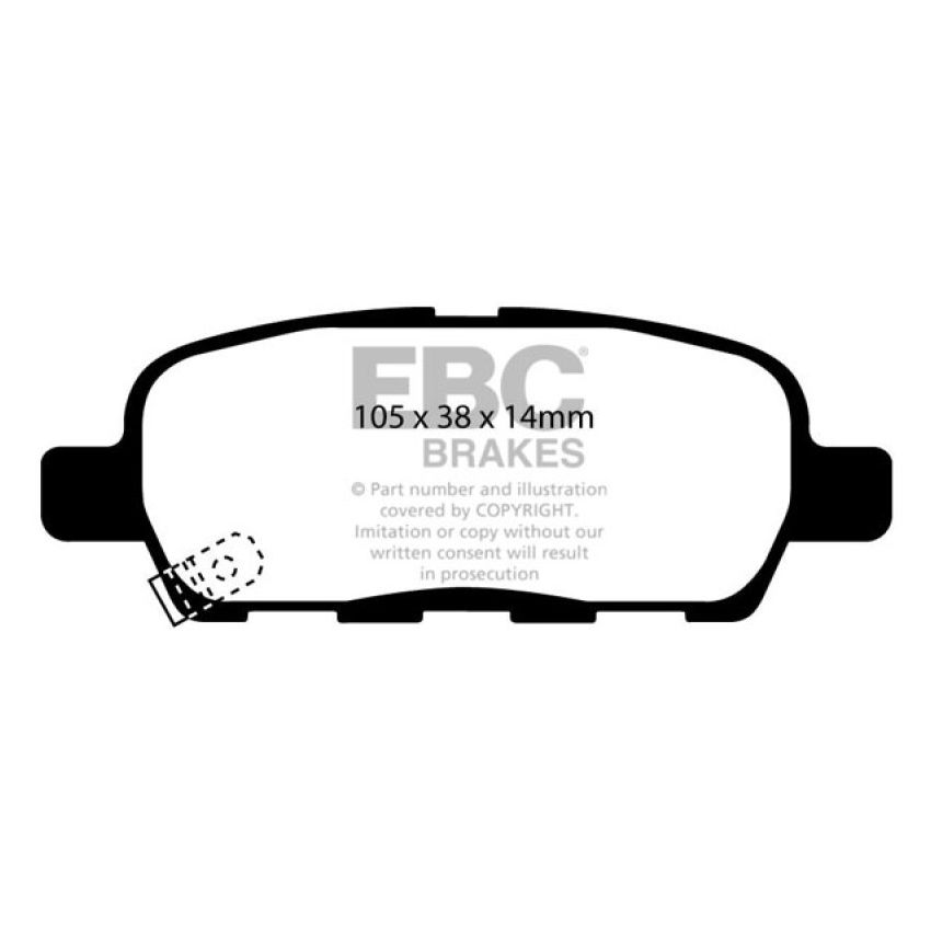 EBC 03-05 Infiniti FX35 3.5 Ultimax2 Rear Brake Pads